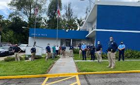 saŋ xeɾˈman) is a municipality located in the southwestern region of puerto rico, south of mayagüez and maricao, north of lajas, east of hormigueros and cabo rojo, and west of sabana grande. Reabren El Cuartel De La Policia En Adjuntas Voces Del Sur