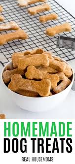 I wanted to be able to share more low calorie dog treat recipes, so that people who love to give their pets treats can, without packing on the pounds. Homemade Dog Treats Real Housemoms