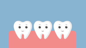 Dental clinic logo with blue tooth icon. Cartoon Gums With White Teeth Stock Footage Video 100 Royalty Free 1009579913 Shutterstock