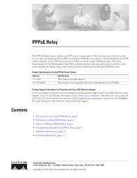 Pppoe relay on lac configuration: Pppoe Relay Manualzz