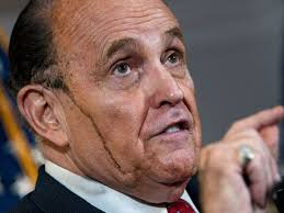 Jun 24, 2021 · rudy giuliani did not show up for a court hearing where his lawyer sought to have a $1.3 billion defamation case against him dismissed. Rudy Giuliani S Hair Malfunction Is A Lesson In Vanity The Independent