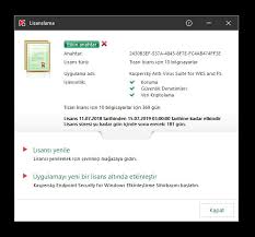 Lisans Bilgilerini Goruntuleme