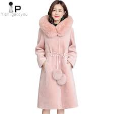 Zeagoo women's wool blend coat notch lapel single breasted outwear mid long pea coat jacket. Simplee Womens Warm Long Coat Faux Fur Hooded Soft Parka Outwear Outerwear Fur Faux Fur