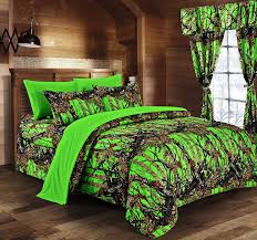Realtree ap pink bedding collection. Regal Comfort Biohazard Green Camouflage Queen 8pc Premium Luxury Comforter Sheet Pillowcases And Bed Skirt Set By Camo Bedding Set For Hunters Teens Boys And Girls Walmart Com Walmart Com