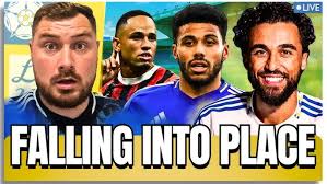 LEEDS SIGN CALVERT-LEWIN + JAMES JUSTIN CLOSE, MESLIER OFFERED