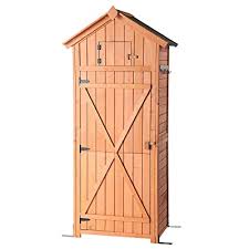 Yard tool organizer rack reviews. Buy B Baijiawei Garden Storage Shed Garden Tool Storage Cabinet Lockable Arrow Wooden Storage Sheds Organizer For Home Yard Outdoor Online In Turkey B07z4pp1fx