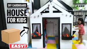 Cara membuat rumah dari kardus sederhana dan mudah dibuat. Cara Membuat Rumah Rumahan Dari Kardus Diy How To Make A Cardboard House For Kids Youtube