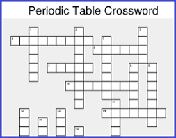 This is a lot of fun and my students loved it. Free Periodic Table Crossword Puzzle