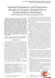 Apa itu staff outlet : Pdf Employee Competencies And Compensation Strategies As Company S Strategic Effort To Escalate Employee Performance