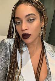 Pin By Elle On Makeup Beyonce Braids Beyonce Makeup Celebrity Hairstyles
