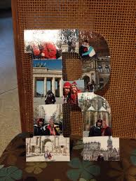 Mod Podge Photos Onto Wood Letter Great End Of The Year Gift To Give To Your Roomie When Adding Photos Of One Other On I Craft Night Crafts Mod Podge Projects
