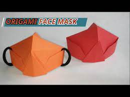 Kids will love these creations. Easy Origami Face Mask Mask With Paper Easy To Make Classic Craft Origamimask Youtube Origami Face Mask Paper Mask Origami Easy
