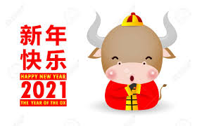 Chinese new year, also known as the spring festival in modern mainland china, is china's most important traditional festival, celebrated at the turn of the traditional lunisolar chinese calendar, which consists. Happy Chinese New Year 2021 Greeting Card Cute Little Cow Holding Royalty Free Cliparts Vectors And Stock Illustration Image 141761161