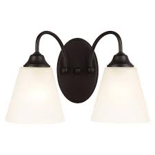 Wall sconces for the bathroom help define the character of the space while also providing an ample source of light. Galveston Matte Black 2 Light Wall Sconce Bathroom Fixture 21 0034 Doorcorner Com