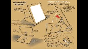 Table Top Easel From The Frugal Studio Tabletop Easel Easel Table Top