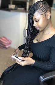 Check out the coolest braided hairstyles on pinterest! Pinterest Chocolategoddess Lemonade Braids Hairstyles African Braids Hairstyles Braided Hairstyles