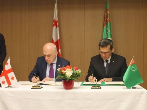 Meeting between the delegations of the Ministeries of Foreign Affairs of  Turkmenistan and Georgia