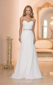 Fitted Sheath Wedding Dress 2016 Chiffon Sheath Wedding Dresses By Stella York Sweetheart Ne Online Wedding Dress Wedding Dresses Strapless York Wedding Dress