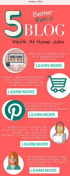 5 Better Than Blogging Work At Home Jobs Work From Home Jobs Home Jobs Working From Home