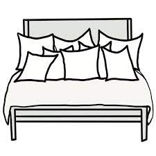 Our helpful guide includes standard pillow size, queen pillow size and king pillow size with tips to help you find the right size pillow for your bed. Pillow Size Guide For Queen Beds Chloe Olive