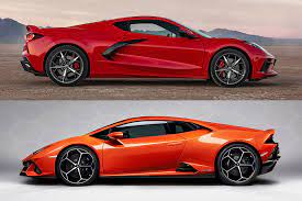 Hilariously enough, ferrari fans are already complaining that the rear end of the car looks too much like a corvette (or camaro, in our opinion), too. 2020 Chevrolet Corvette Vs 2020 Lamborghini Huracan Which Is Better Autotrader