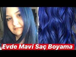 Evde Mavi Sac Boyama Jeans Color Blue Renkli Sac Boyama Youtube Mavi Sac Boyalari Mavi Sac Sac