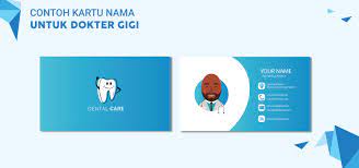 Guys, gimana nih contoh desain kartu nama untuk pribadi ini? Kartu Nama Untuk Dokter Gigi Jasa Desain Cetak Kartu Nama