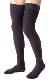Absolute Support Compression Stockings For Men Made In The Usa Thigh High With Grip Top Firm Graduated Compression 20 30mmhg Compression Stockings Men In Stockings Thigh Highs