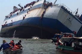 indonesian ferry sinks, no casualties