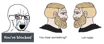 The meme consists of two characters usually drawn out on microsoft paint. Meme Yes Chad Know Your Meme
