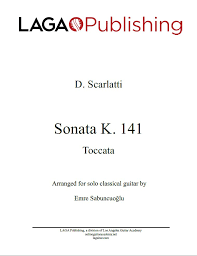 We did not find results for: Sonata K 141 By Domenico Scarlatti For Solo Classical Guitar Laga Online
