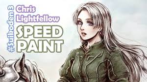 Speedpaint】Chris Lightfellow【Paint tool SAI】 - YouTube