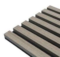 Akustiske trelameller veggpanel, akustisk lamellpanel