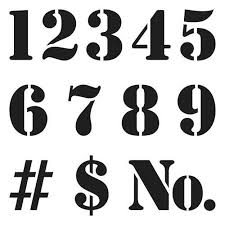 Maybe you would like to learn more about one of these? Numbers And Dates Stencil 6 X 6 By Lily Bear Lane In 2021 Number Stencils Stencils Stencil Template