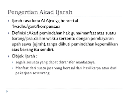 Jasmin berkunjung ke perpustakaan daerah. Soal Dan Jawaban Tentang Ijarah