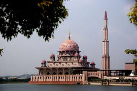 Putrajaya lake (tasik putrajaya), malaysia. Masjid Putra Putrajaya Islamic Tourism Centre Of Malaysia Itc