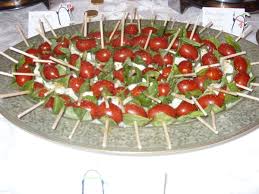 Antipasto kabobs my husband and i met at a cooking class. Insalata Caprese Kebabs