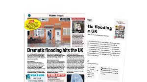 Blank newspaper templates free sample example format with. Topical Tuesdays Dramatic Flooding Ks2 News Story And Reading And Writing Activity Sheet From The Week Junior Plazoom