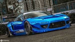 Front cowl section, front lip spoiler, twin front canards, front fender finishers, side skirts, side canards, rear. 17 Honda Nsx By Rocket Bunny Ideas Nsx Honda Acura Nsx
