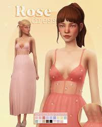 I love the sims, and i also love creating cc. Miiko Swan Dress Hello Starting Off December With A