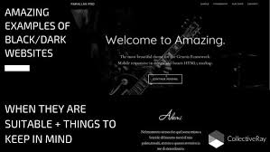 Check spelling or type a new query. Black Websites Dark Website Design 35 Examples In 2021