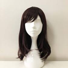 Cure worldcosplay is a free website for submitting cosplay photos and is used by cosplayers in countries all around the world. Women Dark Brown Red Tone Side Swept Bangs Long Straight Hair Etsy