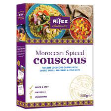 This is a recipe for a fantastic traditional couscous dish from algeria which can also be found in morocco and tunisia. Al Fez Moroccan Spiced Couscous 200g Amazon De Lebensmittel Getranke