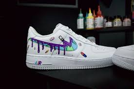 Lv Print Af1 Custom The Custom Movement In 2020 Nike Air Shoes Custom Shoes Diy Custom Af1