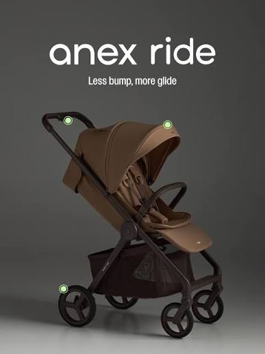 Built around one idea: the smoothest possible ride — for both of you.  #anexride #anexbaby #babystroller