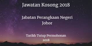 Jabatan perhilitan negeri johor asub kohas johor bahru. Jawatan Kosong Jabatan Perangkaan Negeri Johor Disember 2018 Johor Lockscreen Lockscreen Screenshot