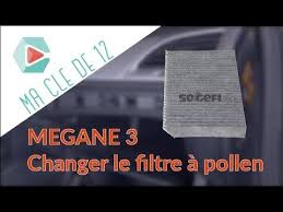 Tuto Renault Megane 3 Changer Le Filtre A Habitacle Youtube