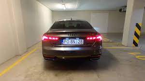 2020 Audi A5 Sportback Light Show Led Matrix Beam Dynamic Turn Signal Ambient Light Interior Youtube