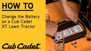 Check spelling or type a new query. How To Replace The Battery On An Xt Lawn Tractor Xt Enduro Series Cub Cadet Youtube