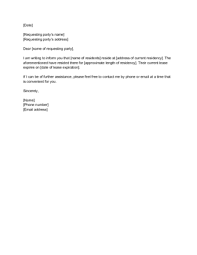 Home > apartment hunting > sample letter: 4 Ways To Write A Letter Showing Proof Of Residence For A Tenant